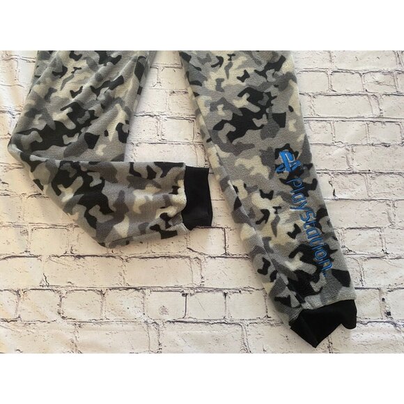 PlayStation Grey Camo Print Controller Symbols All In One Jumpsuit Unisex 13-14 - Picture 14 of 16